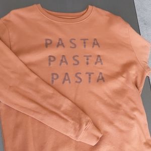 Crew neck "pasta" sweatshirt